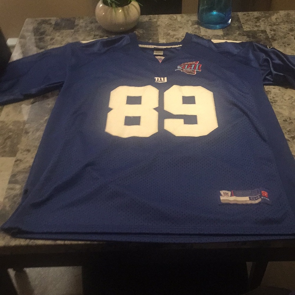 New York Giants Super Bowl jersey Tight end boss